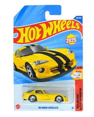 Hot Wheels '96 Dodge Viper GTS - 2025 Then and Now Series (176/250)