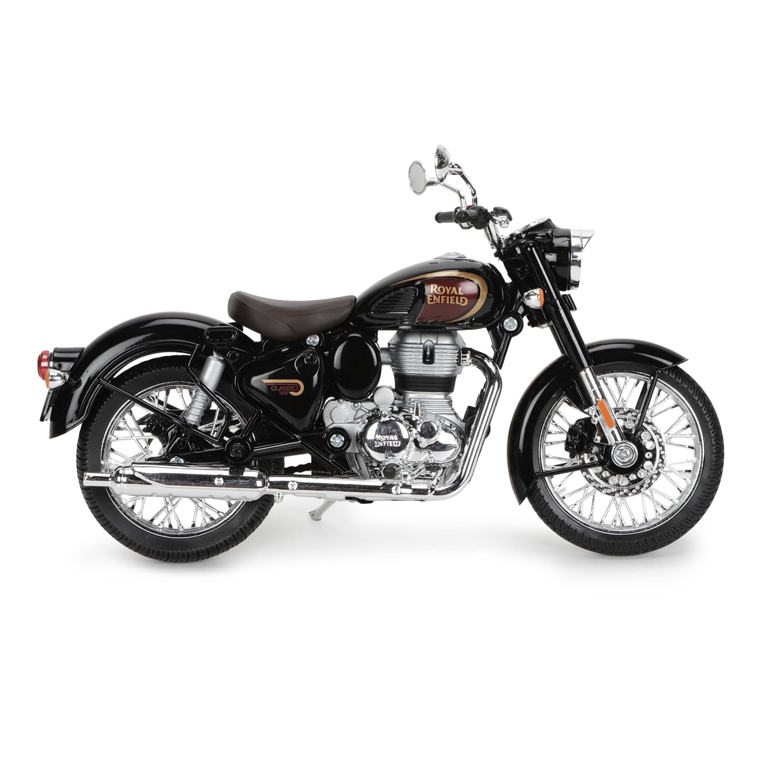 Royal Enfield Classic 500 Die-Cast Scale Model Bike – Toy Bike for Kids & Collectors